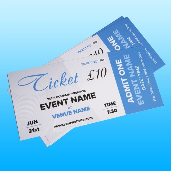 Tickets Printing Chichester