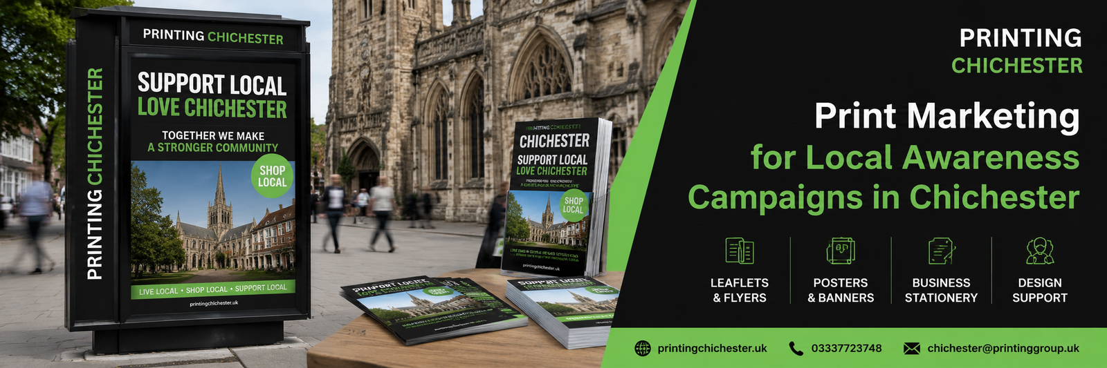 Print Marketing for Local Awareness Campaigns in Chichester